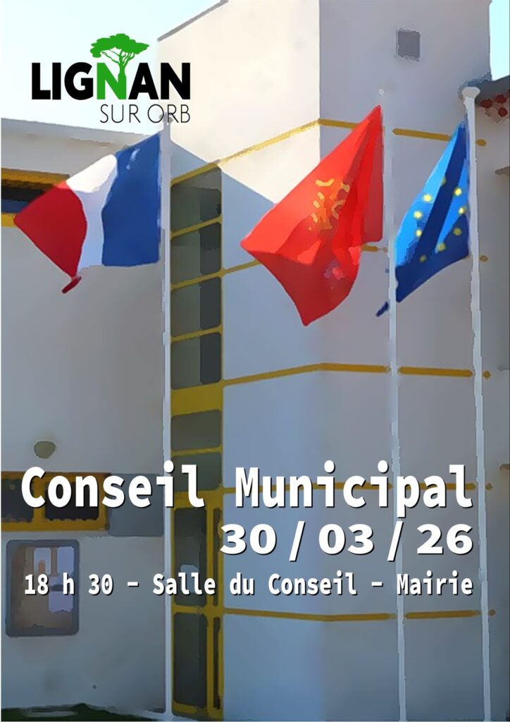Conseil Municipal Lundi 30 mars