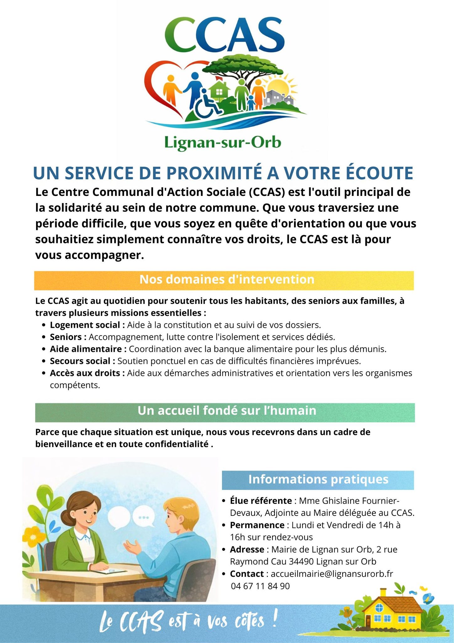Le CCAS de Lignan-sur-Orb : un service de proximité au cœur de la solidarité communale
