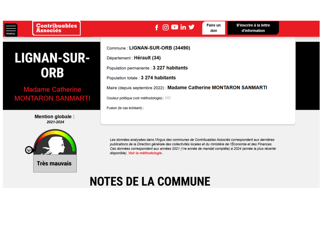 Réunion publique à Lignan : la municipalité expose une situation financière qu’elle juge alarmante